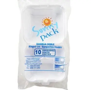 [20264] Sunny Pack Platos Chinos con Div 10ct/20pk
