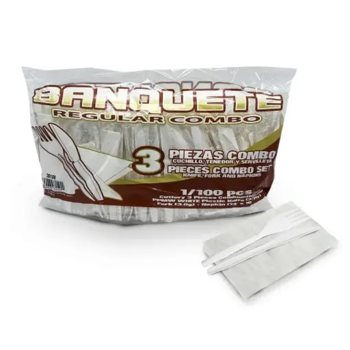 [6031501] BANQUETE CUBIERTO COMBO 5/100 CT